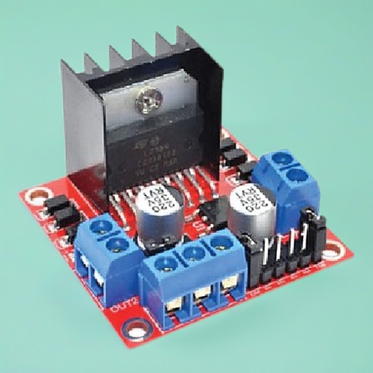 L298N โมดูลขับมอเตอร์ Motor Driver