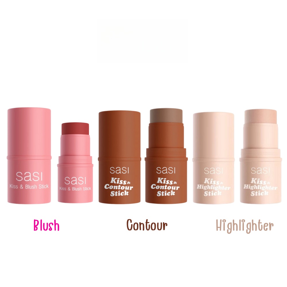 Sasi ไฮไลท์ คอนทัวร์ บลัช สติ๊ก 4 กรัม