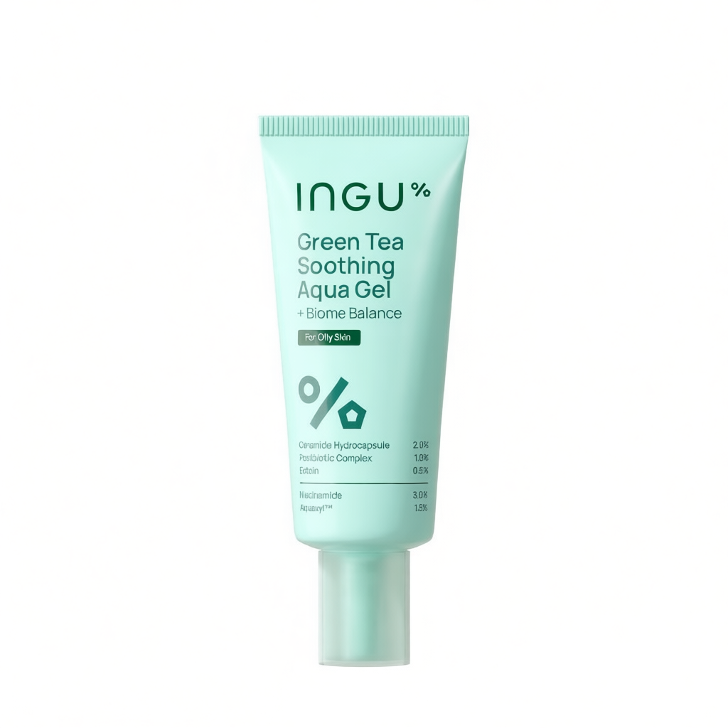 INGU - Green Tea Soothing Aqua Gel + Biome Balance (1PCS)