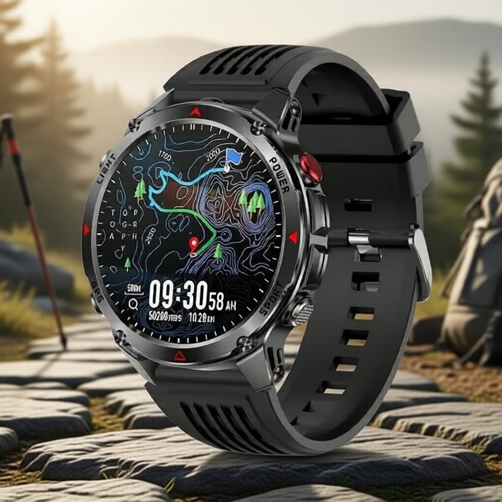 สําหรับ Garmin Fenix8 สมาร์ทวอทช์ GPS รุ่นใหม่ สําหรับผู้ชาย มีเข็มทิศ แบตเตอรี่ใหญ่ 540mAh กันน้ํามาตรฐาน 3ATM รองรับกับ Huawei