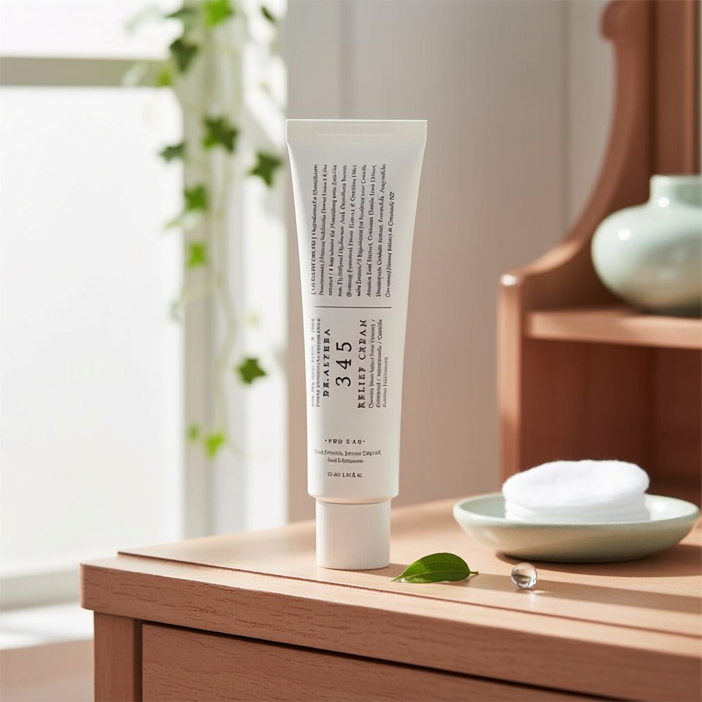 ครีมบรรเทา 345 สําหรับให้ความชุ่มชื้นและบํารุงผิว พร้อมการดูแลอย่างอ่อนโยน