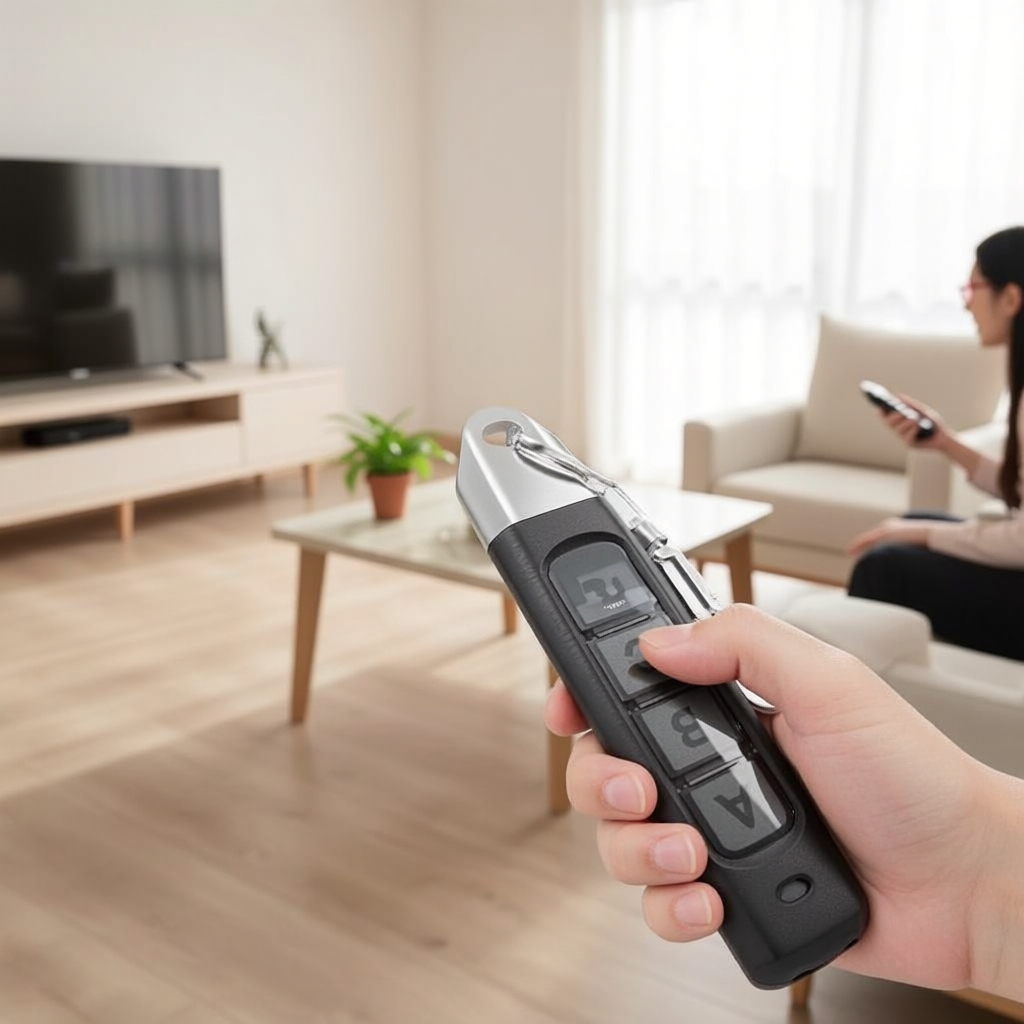 รีโมทควบคุมโคลนนิ่ง RF433 MHz รีโมทควบคุมคัดลอกโคลน RF สําหรับเปิดประตูโรงรถ รีโมทโคลนเนอร์เพื่อความ