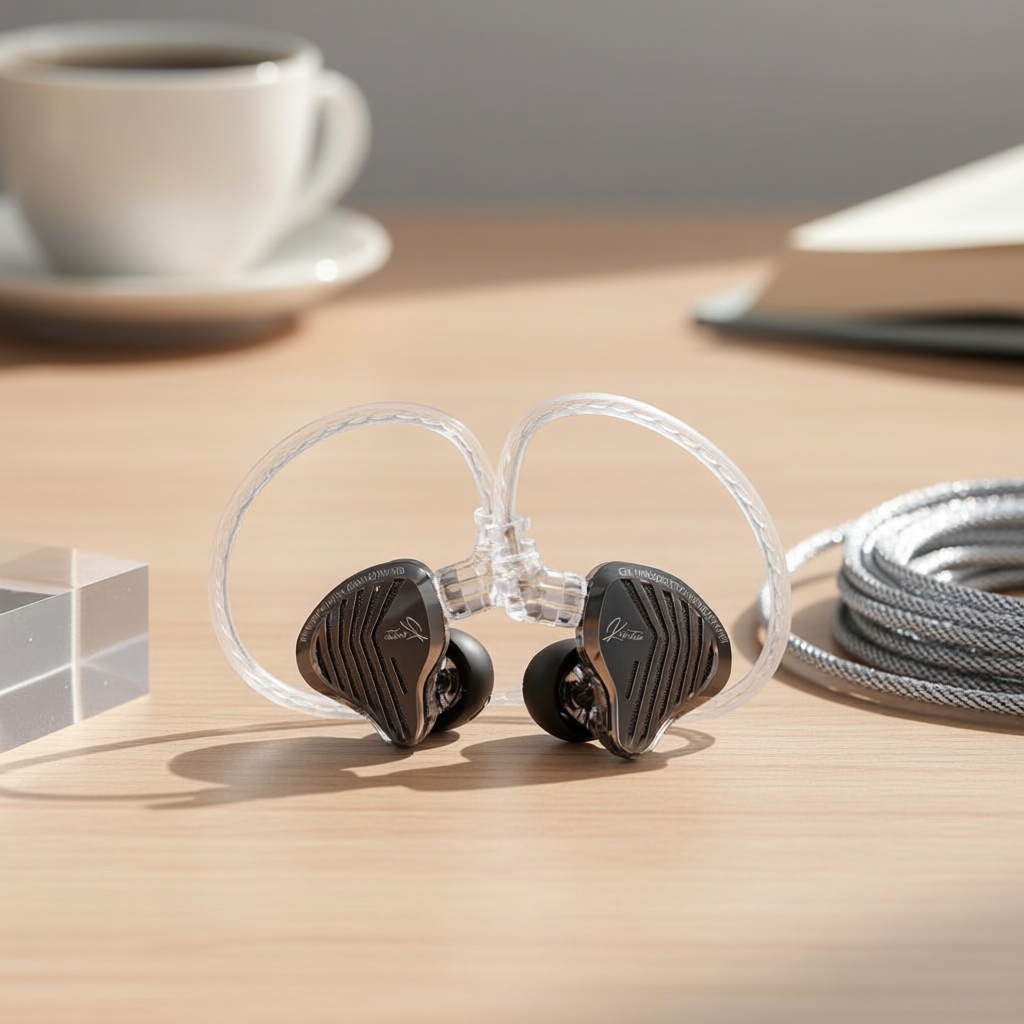 หูฟังอินเอียร์ GK KUNTEN ชุบเงิน สําหรับออดิโอไฟล์ เสียงความละเอียดสูง เบสแน่น สายถอดได้