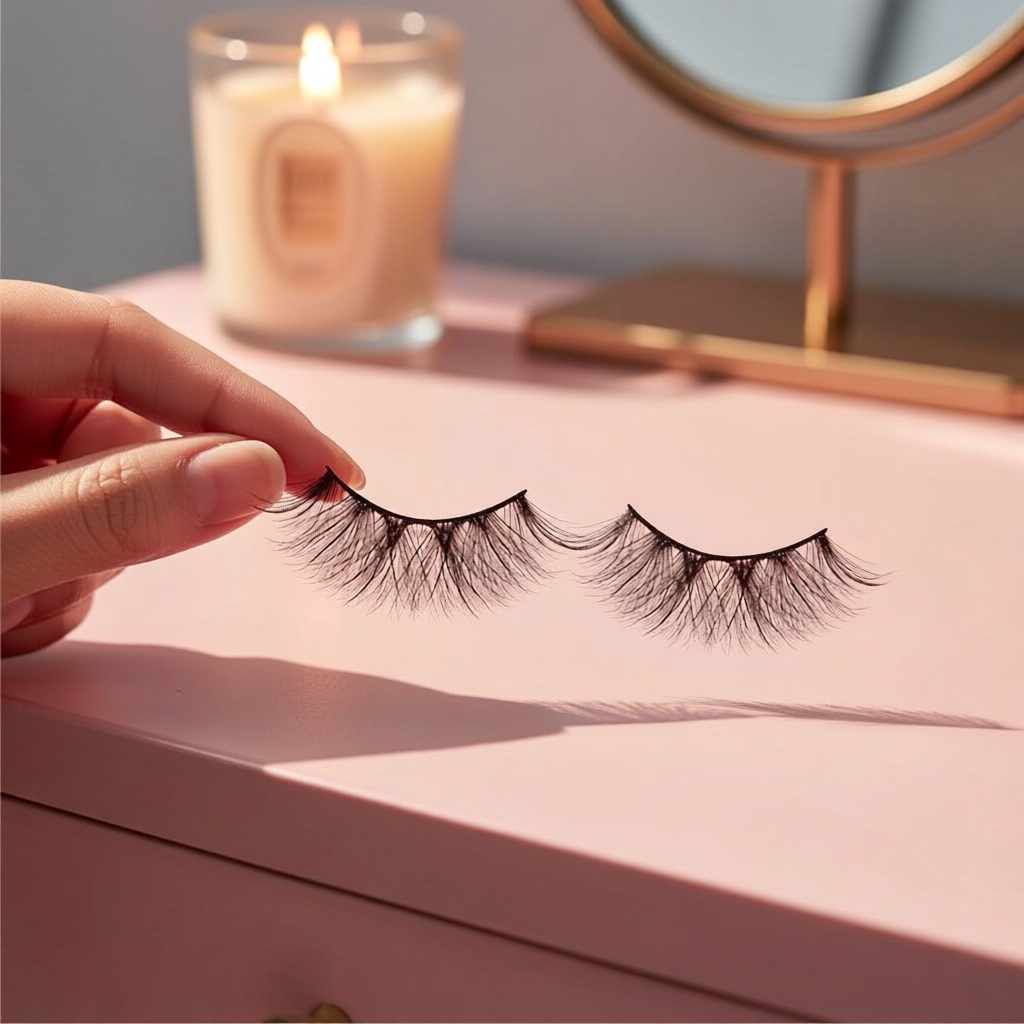 7 คู่ ขนตา Mango Eye 8D, วีแกน, ทํามือ สีดํา น้ําหนักเบา สวมใส่สบาย