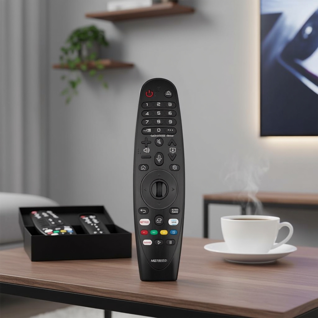 รีโมทคอนโทรลอินฟราเรด MR20GA LG AKB75855501 (ไม่มีเสียง, ไม่มีตัวชี้, ไม่มีฟังก์ชันเมจิก) สําหรับทีว