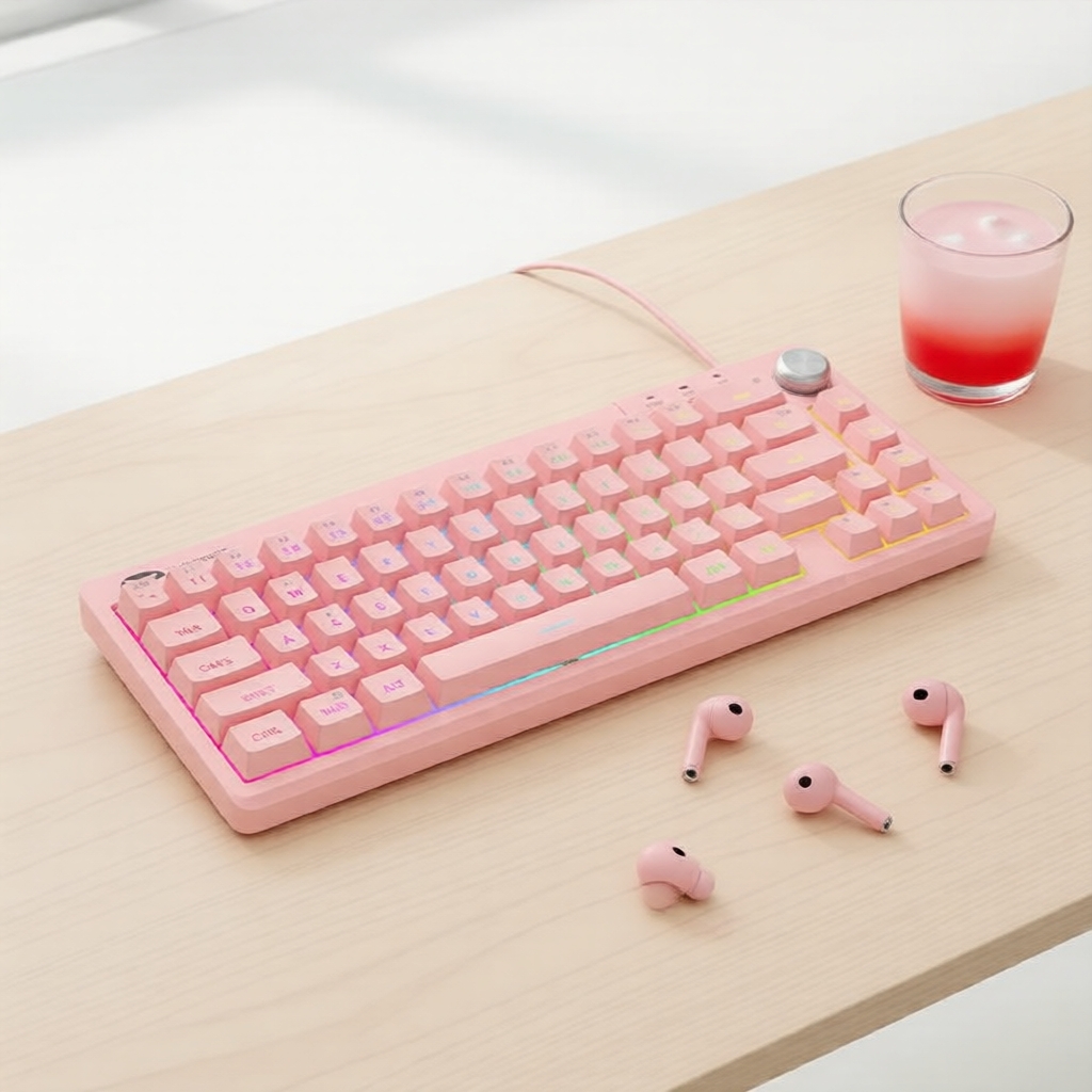 คีย์บอร์ดเกมมิ่งขนาดกะทัดรัด MageGee 60% รุ่น TS68, ไฟ RGB, กันน้ํา, ออกแบบตามหลักสรีรศาสตร์, ให้สัมผัสแบบกลไก สําหรับ Gamer PC/MAC/PS4/Xbox
