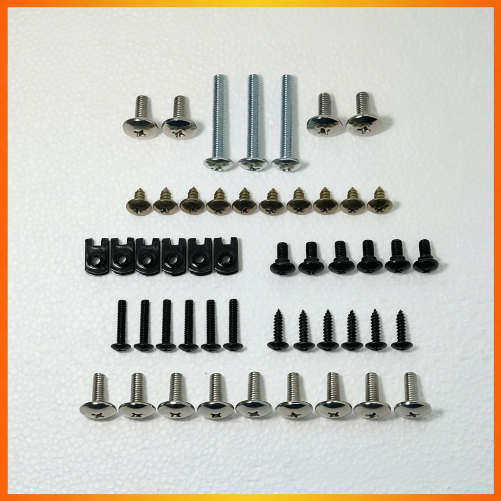 น็อตเฟรม HONDA ชุดสี wave100 เก่า