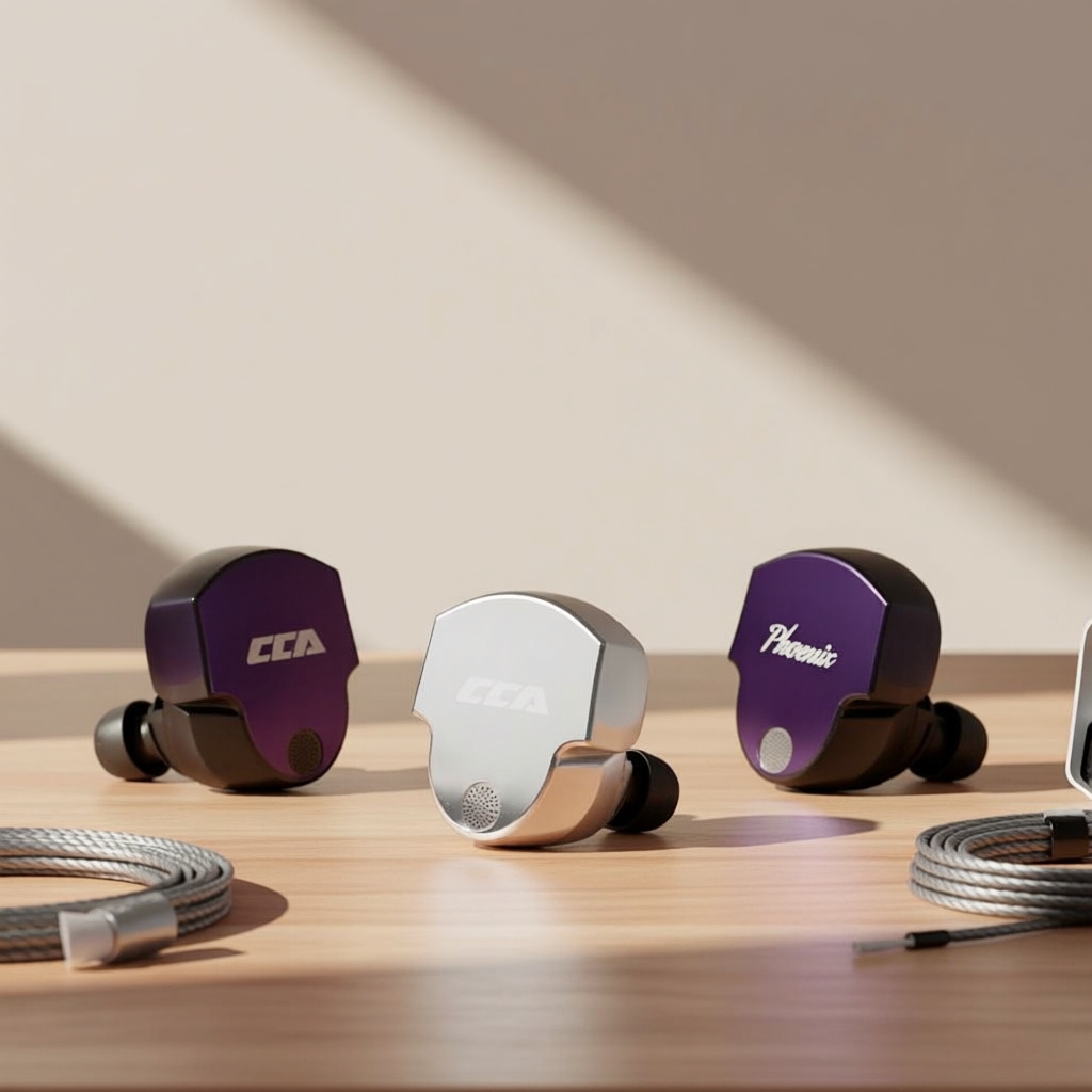 หูฟังไฮไฟแบบมีสาย CCA Phoenix พร้อมการเชื่อมต่อแบบ typec สําหรับการเล่นเกมคอมพิวเตอร์คุณภาพสูง