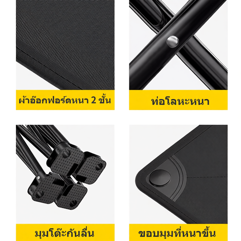 เก้าอี้พับแคมป์ปิ้ง TRAILTOP พับเก็บง่าย