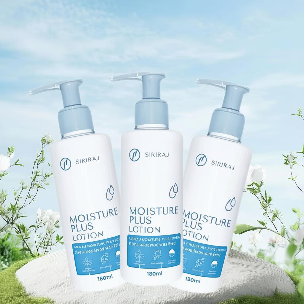 ศิริราช มอยซ์เจอร์ พลัส โลชั่น ครีมทาผิว  Vitamin E, B3