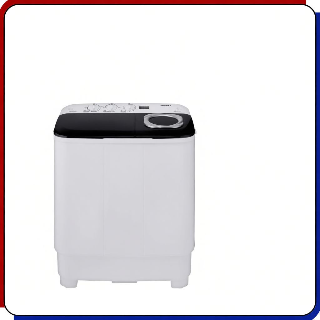 TOSHIBA เครื่องซักผ้า 2 ถัง 11 กก. สีขาว รุ่น VH-J120MT