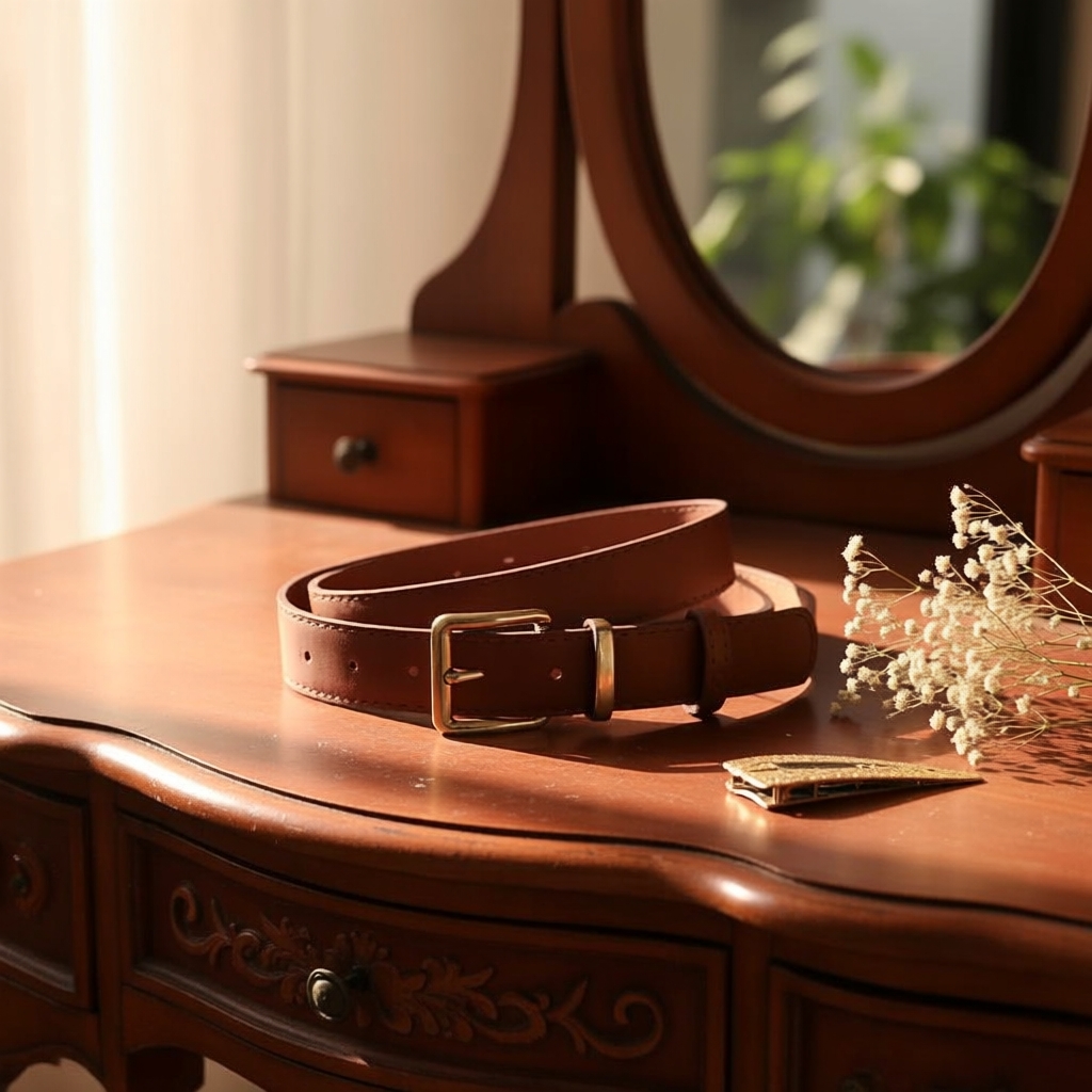 เข็มขัดหนังกลับ MOYENNE สไตล์เรโทร อเนกประสงค์ สําหรับผู้ชายและผู้หญิง