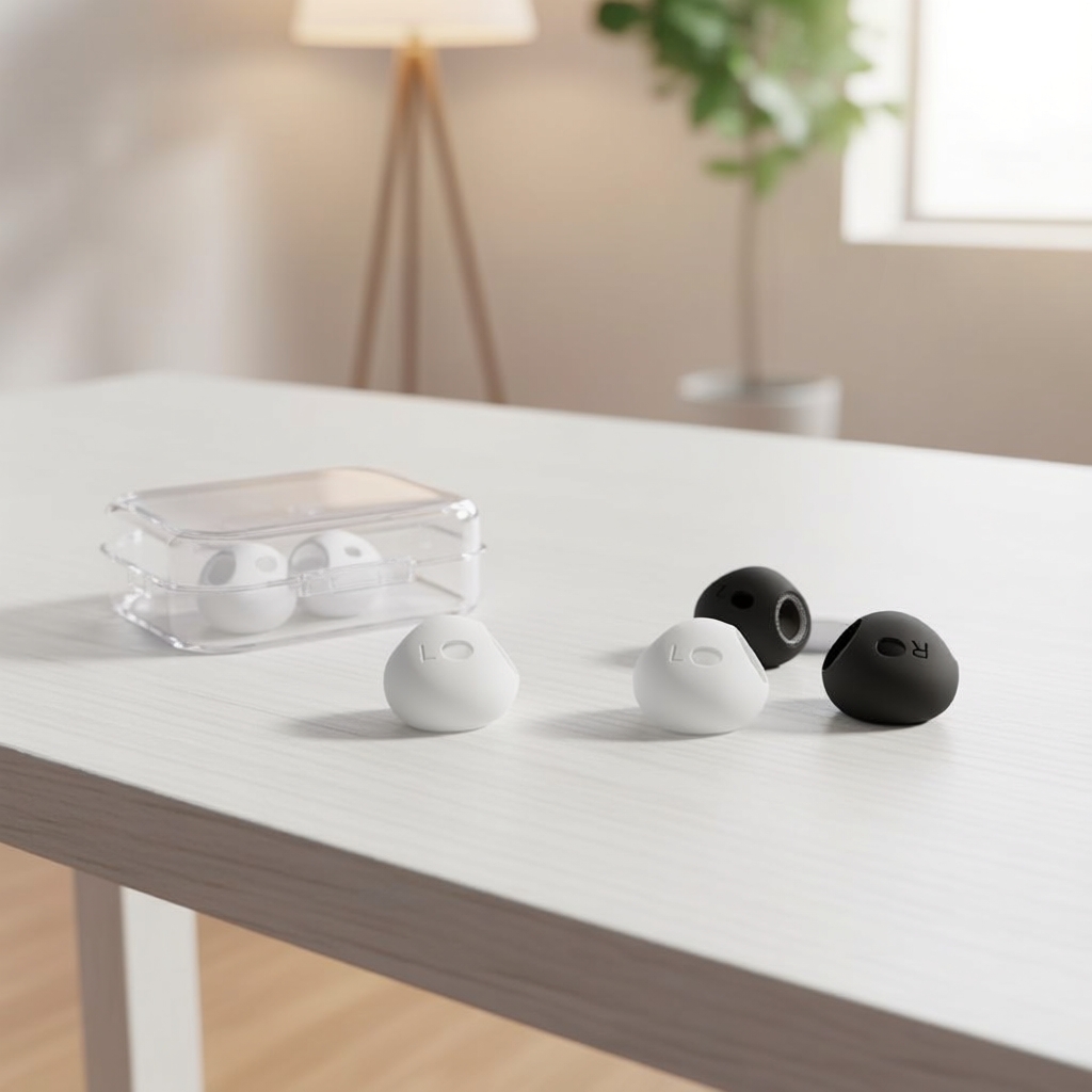 ที่ครอบหูกันลื่นสําหรับ AirPods 4 ANC ทดแทนที่ครอบหูฟังบางพิเศษสําหรับอุปกรณ์เสริม AirPod 4