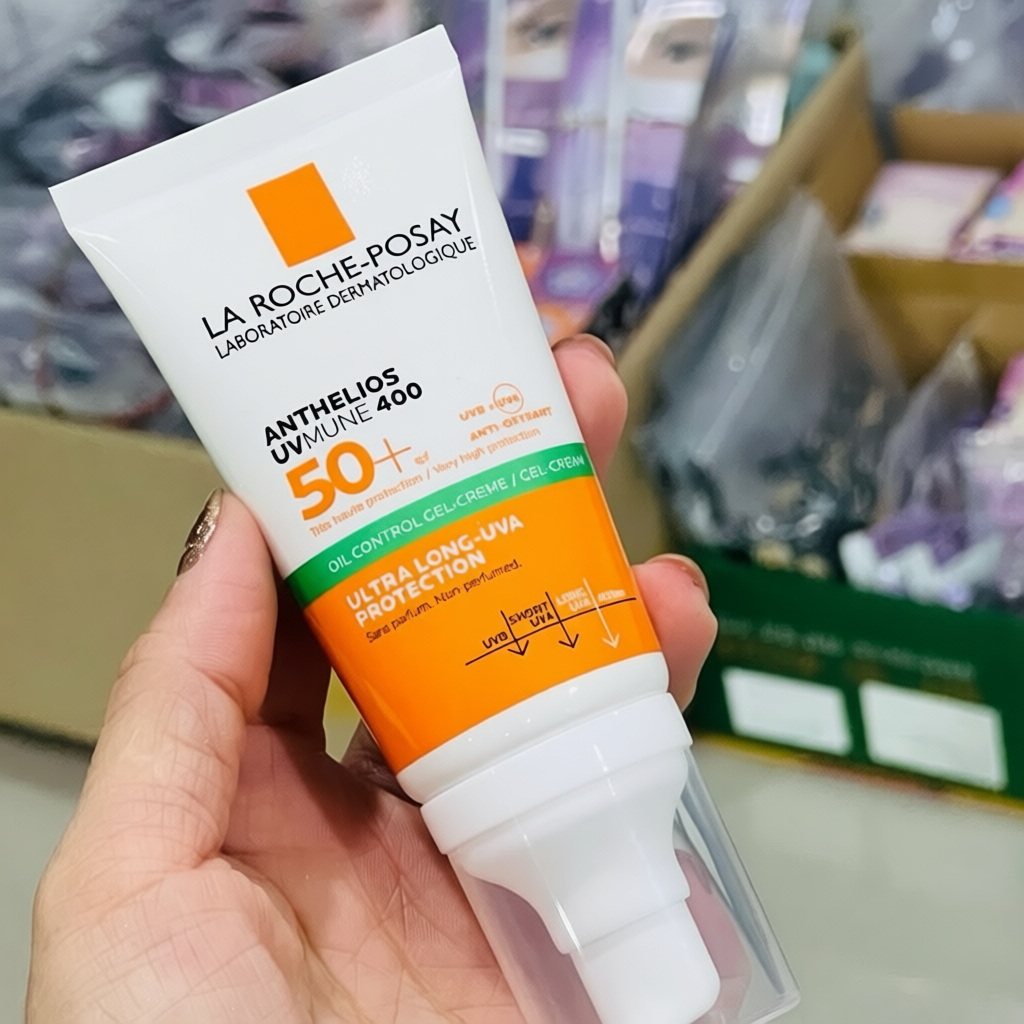 กันแดด Laroche posay Anthelios Uvmune400 Oil Control gel Cream SPF50++