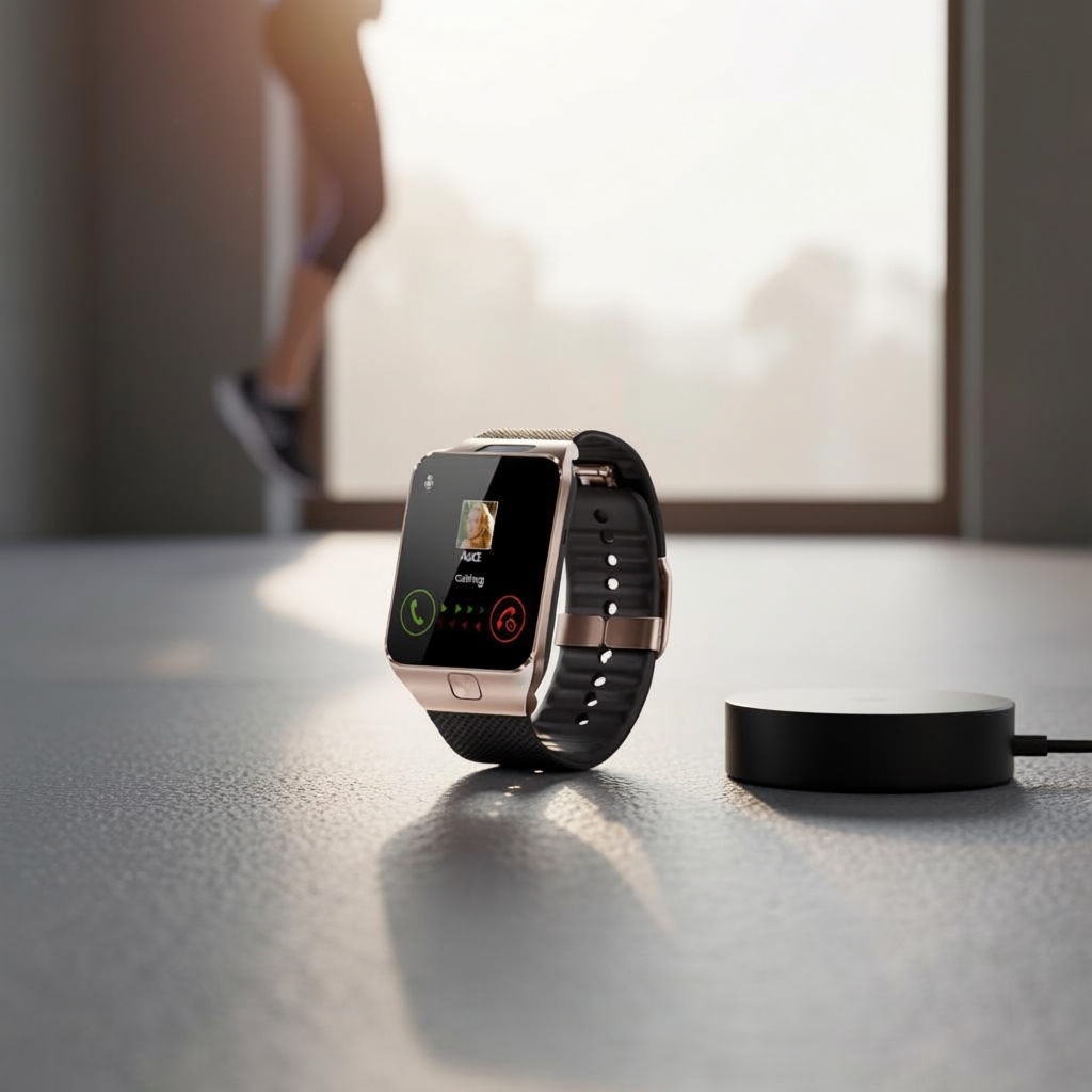 สมาร์ทวอทช์หน้าจอสัมผัส DZ09 สําหรับกีฬาและกันน้ํา