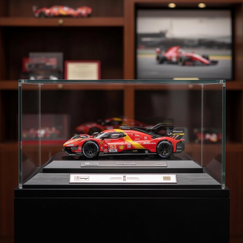 Bburago 1:43 Diecast Ferrari Supercar Series 499P LMH & 296 GT3 (2022) โมเดลรถสะสม