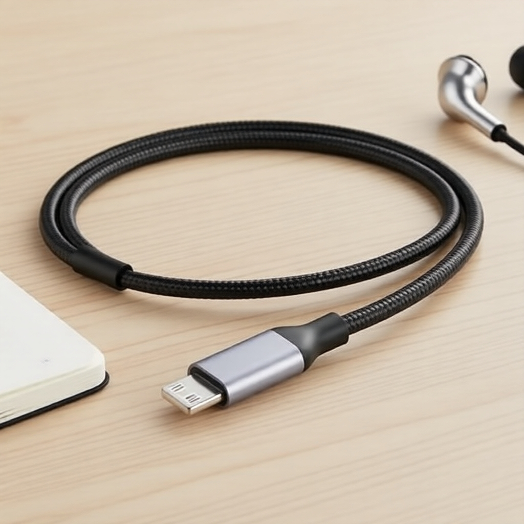 สาย AUX Audio 3.5 มม. ผู้ต่อผู้ สําหรับ iPhone สมาร์ทโฟน ลําโพงรถยนต์