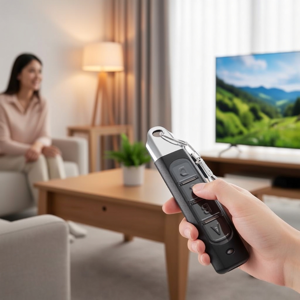 รีโมทคอนโทรลโคลน RF433 MHz รีโมทโคลน RF สําหรับประตูโรงรถที่เปิดประตูสําเนาความปลอดภัย