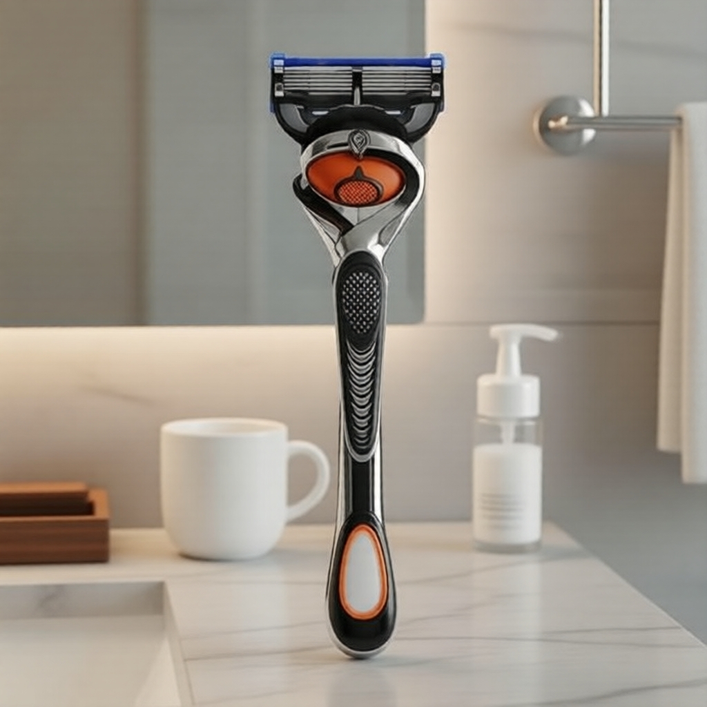 Gillette Fusion 5 ProGlide/Proshield เข้ากันได้กับมีดโกนมือผู้ชายแบบ 5 ชั้น – 24 ใบมีดสํารอง + ด้ามจับ 1 ชิ้น, ใบมีดคม ทนทาน