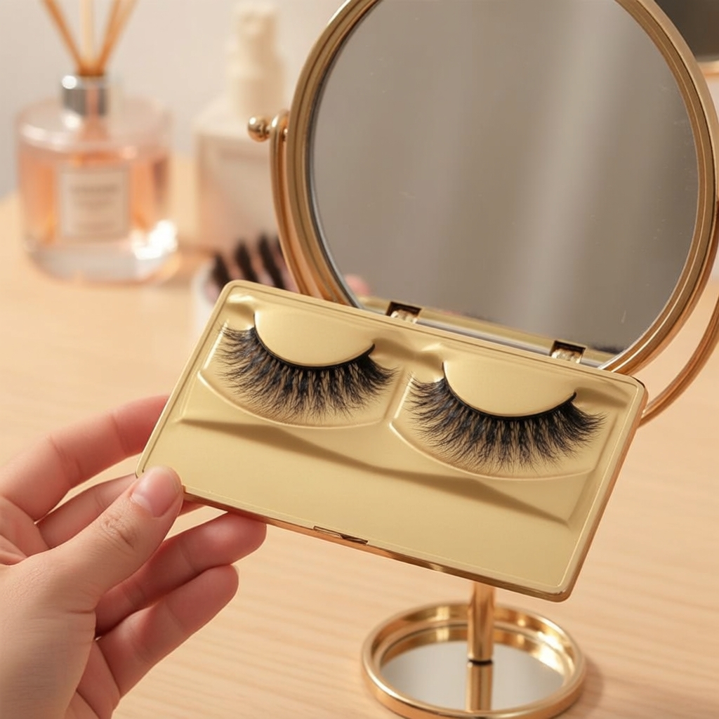 ขนตาปลอม Wispy Fluffy Volume Lashes 8D D Curl – 10 คู่ สําหรับเอฟเฟกต์ดราม่า