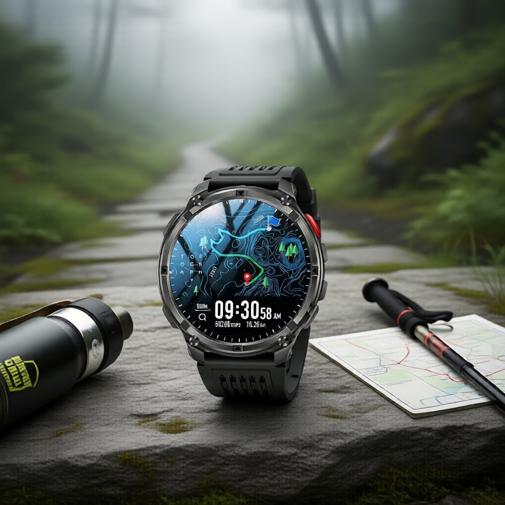 สมาร์ทวอทช์กันน้ํา Garmin T-Rex 3 Ultra 1100mAh – ติดตาม GPS, เข็มทิศ, มาตรฐานกองทัพ