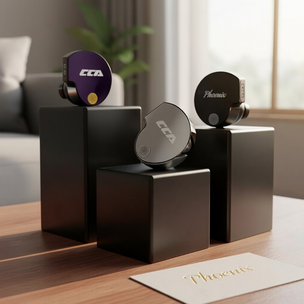 หูฟังไฮไฟเครื่องยนต์แม่เหล็กคู่ CCA Phoenix ไดอะแฟรม LCP ประสิทธิภาพสูงสําหรับการตรวจสอบ