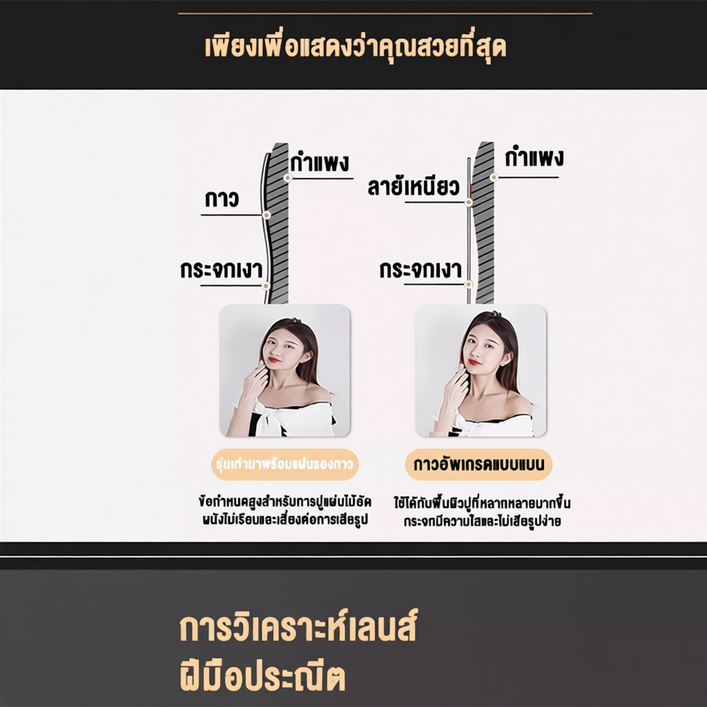 กระจกยาวเต็มตัว KATIFIA 20/30/40 ซม.