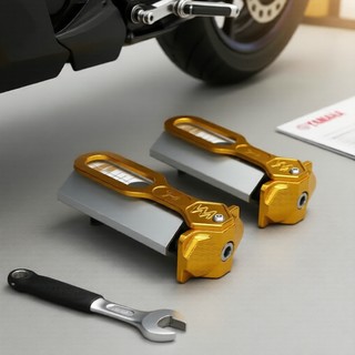 Durable CNC Aluminum Chain Adjuster Spools for Yamaha Y15ZR, Sniper 150 & MX King