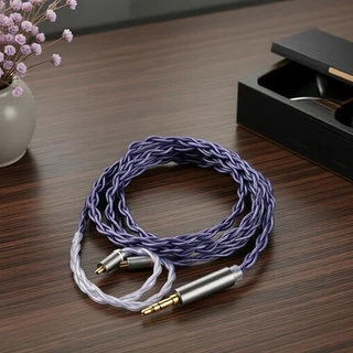 KBEAR Neon 4-Core 5N OFC HiFi สายอัปเกรดสําหรับ KZ ZS10 PRO 1.2m SPC สายเปลี่ยนหูฟังอินเอียร์