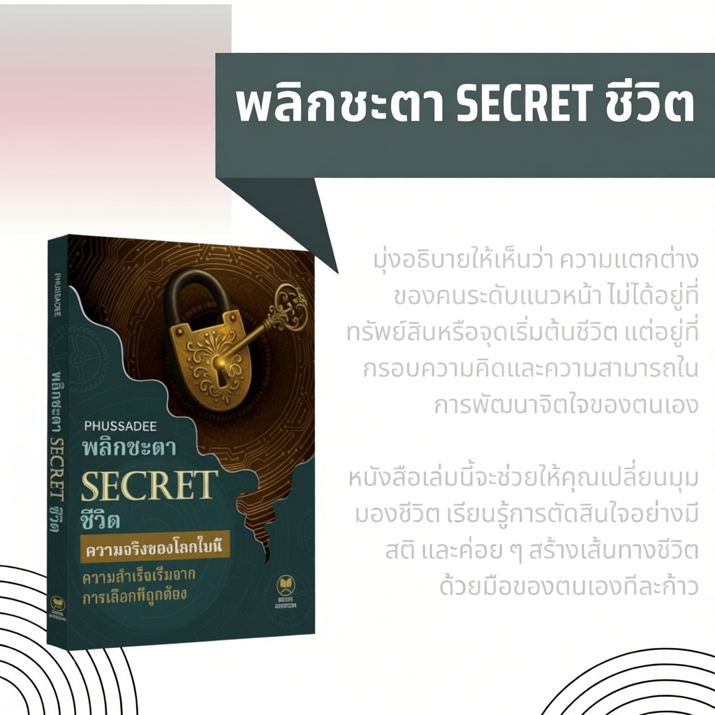 ชุดหนังสือพัฒนาตนเอง 2 เล่ม อนคุณ 800 กลยุทธ์จิตวิทยาในการสื่อสาร และ พลิกชะตา SECRET ชีวิต