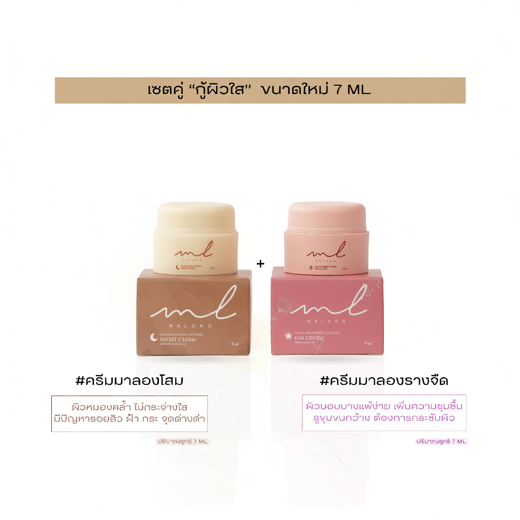 ครีม Malong ขนาด 7กรัม เซตคู่