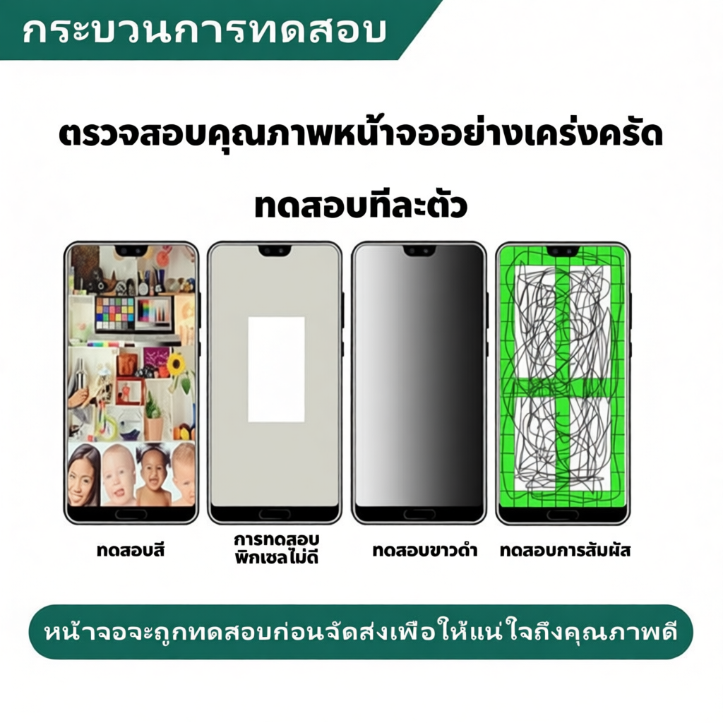 หน้าจอ OPPO A18 คุณภาพดี