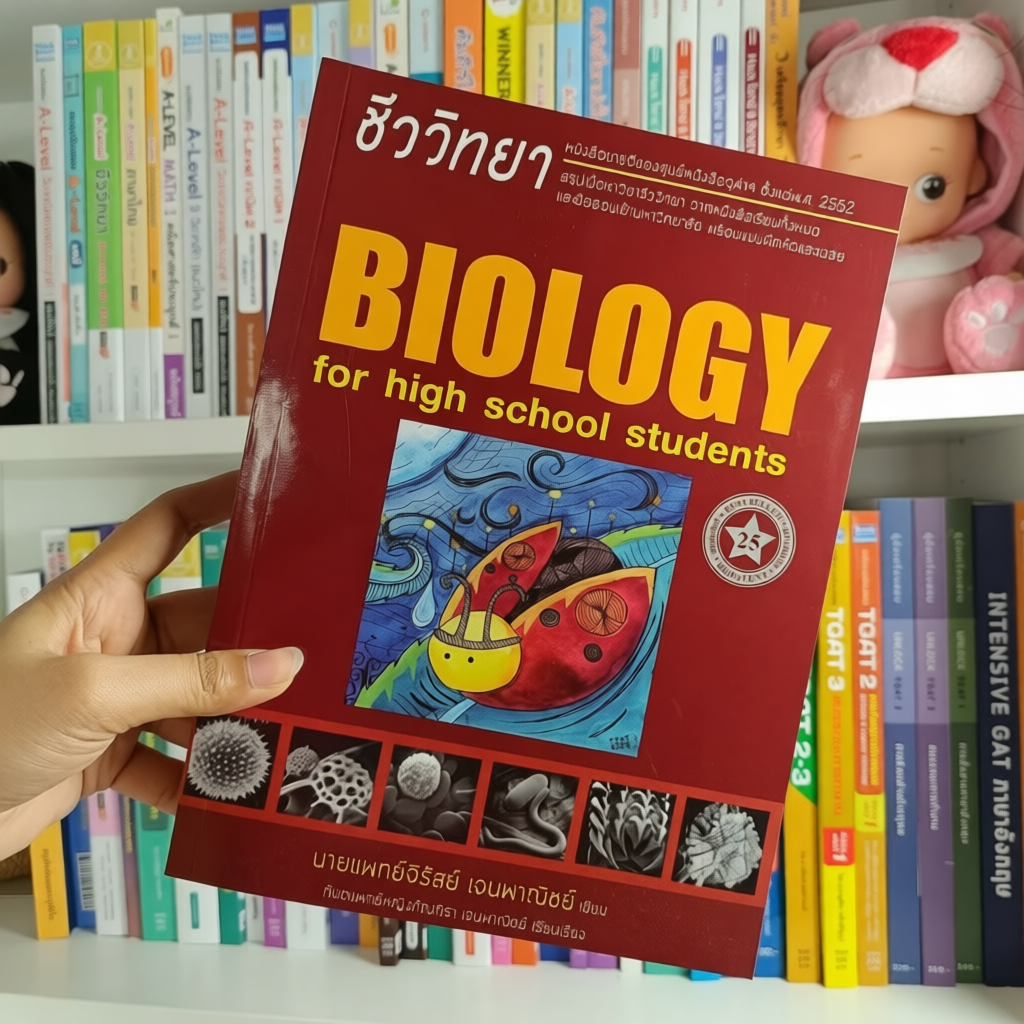 หนังสือชีววิทยาสำหรับนักเรียนมัธยมปลาย(BIOLOGY FOR HIGHSCHOOL STUDENTS)(ชีวะเต่าทอง)(Chula book)8694