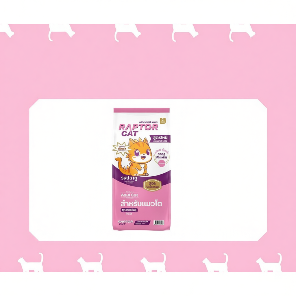 Raptor  อาหารแมว ขนาด 10 KG โปรตีน 26%  คุณค่าทางโภชนาการ