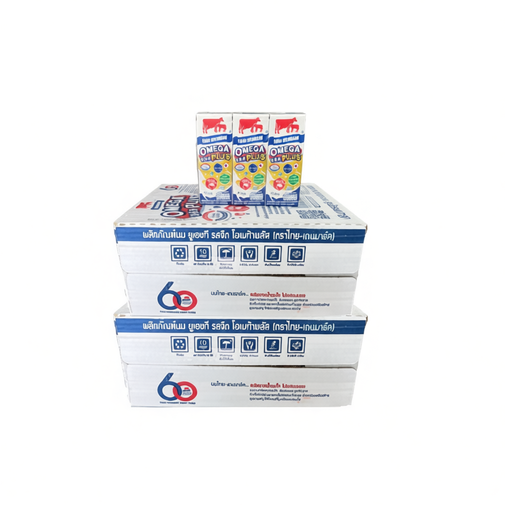 นมไทย-เดนมาร์ค โอเมก้าพลัส 180มล.