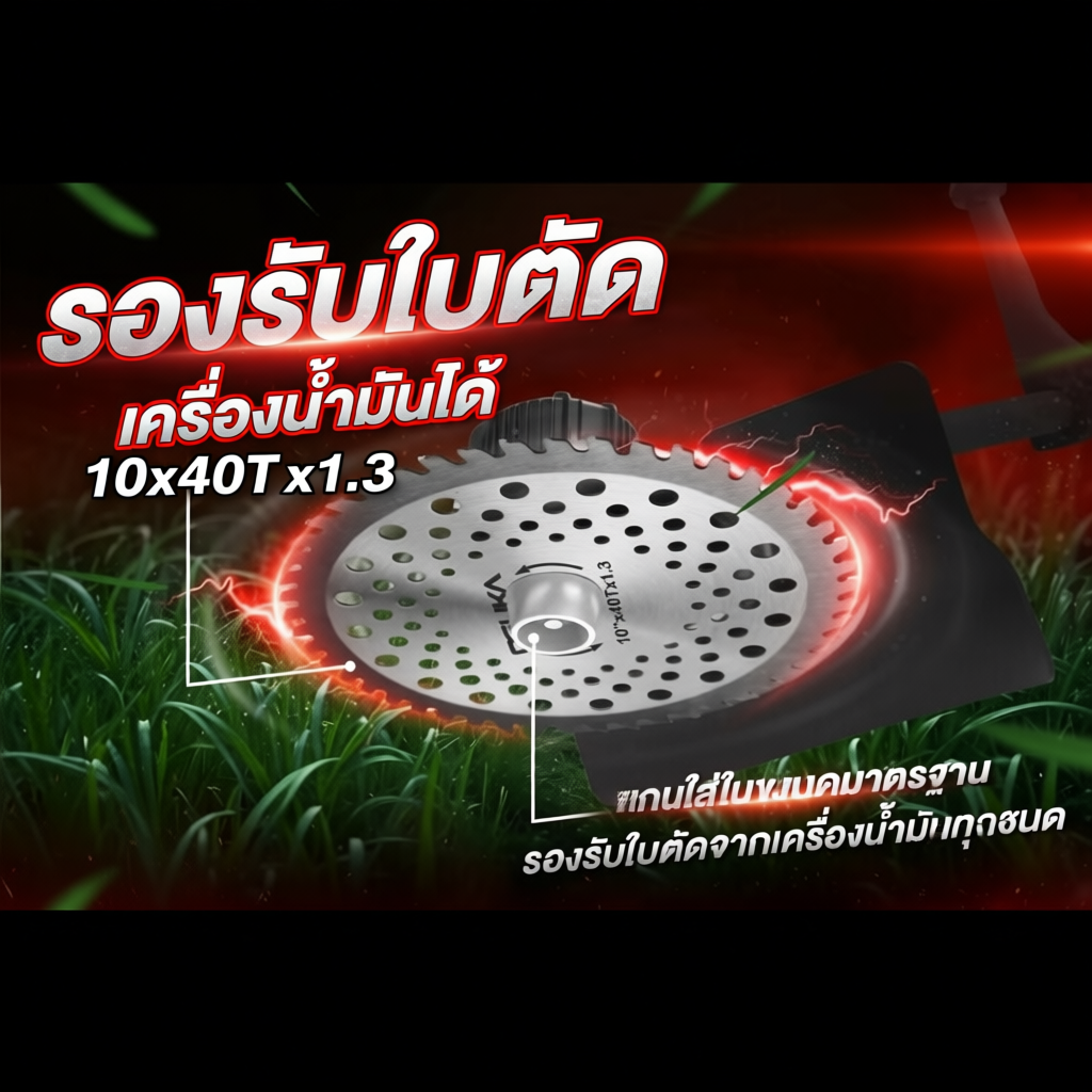 OSUKA เครื่องตัดหญ้าไร้สาย OCBC512-P2 ใส่แบตได้2ก้อน