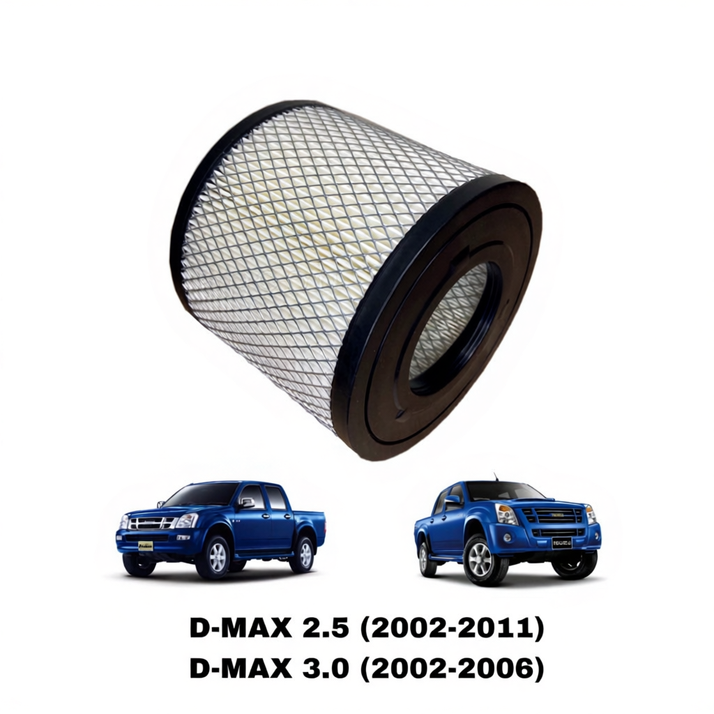 กรองอากาศ Isuzu D-Max 2002-2011 เครื่องยน9N 2.5/3.0 พร้อมกรองแอร์ (กันฝุ่น PM 2.5)