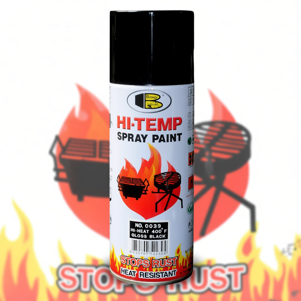 BOSNY B102 สเปรย์สีทนความร้อนแบบ 1200F และ 400F 400cc