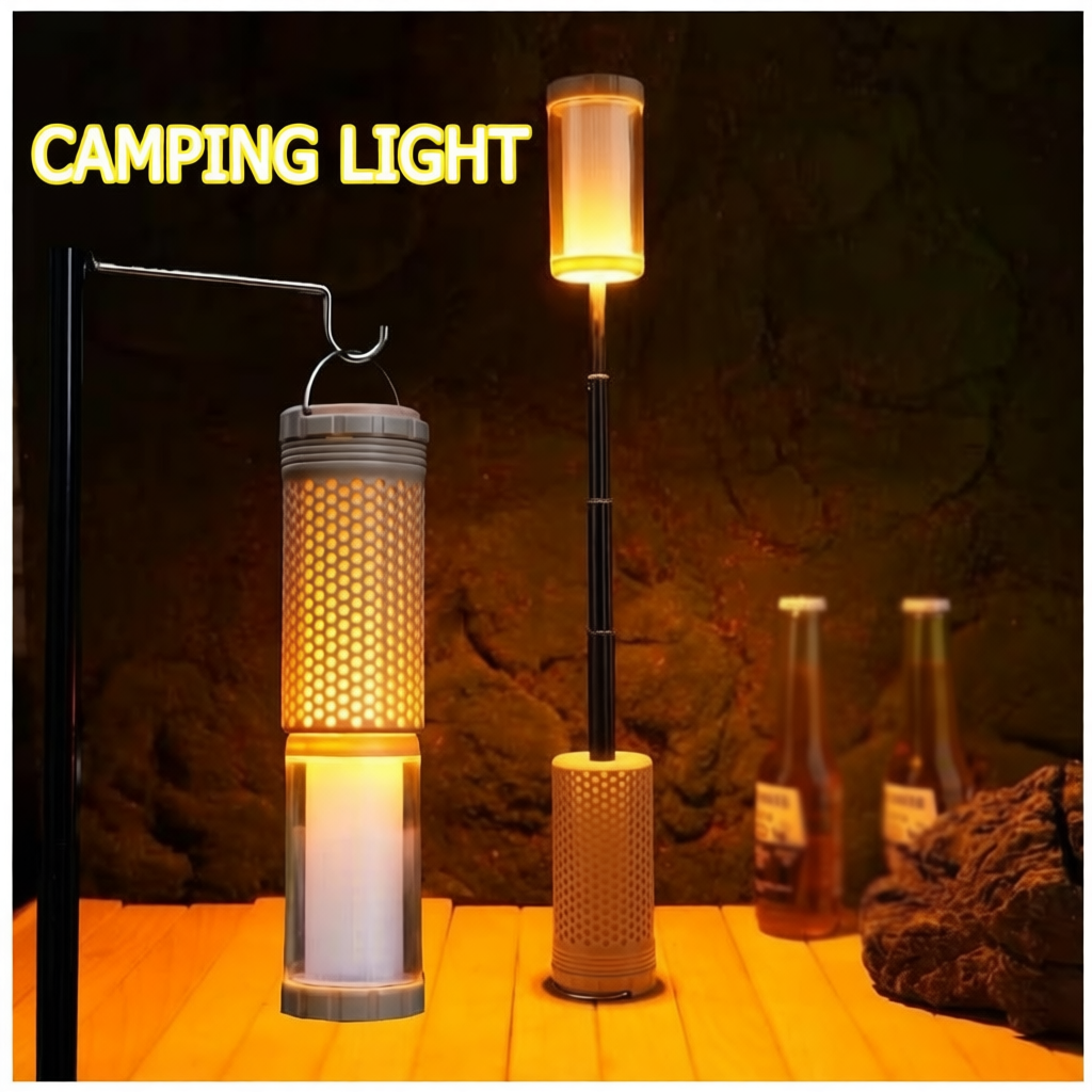 YD-2329 ไฟฉายพกพา แคมป์ปิ้ง สว่างมาก สามารถยืดได้ ปรับได้ 4โหมด