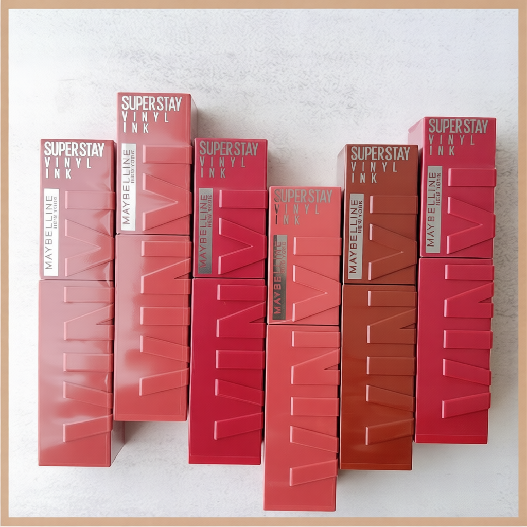 ลิปสติก Maybelline Superstay Vinyl Ink 4.2ml สีชัดเจน