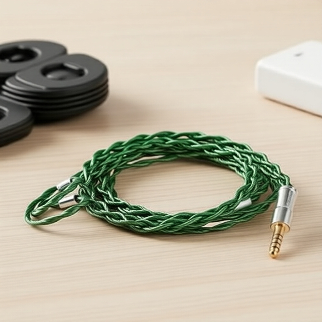 KBEAR Aegis สายอัพเกรดหูฟังอินเอียร์ชุบเงิน OFC สําหรับเปลี่ยนแทน KZ ZS10 PRO/X/AS10/DC02/ZA12