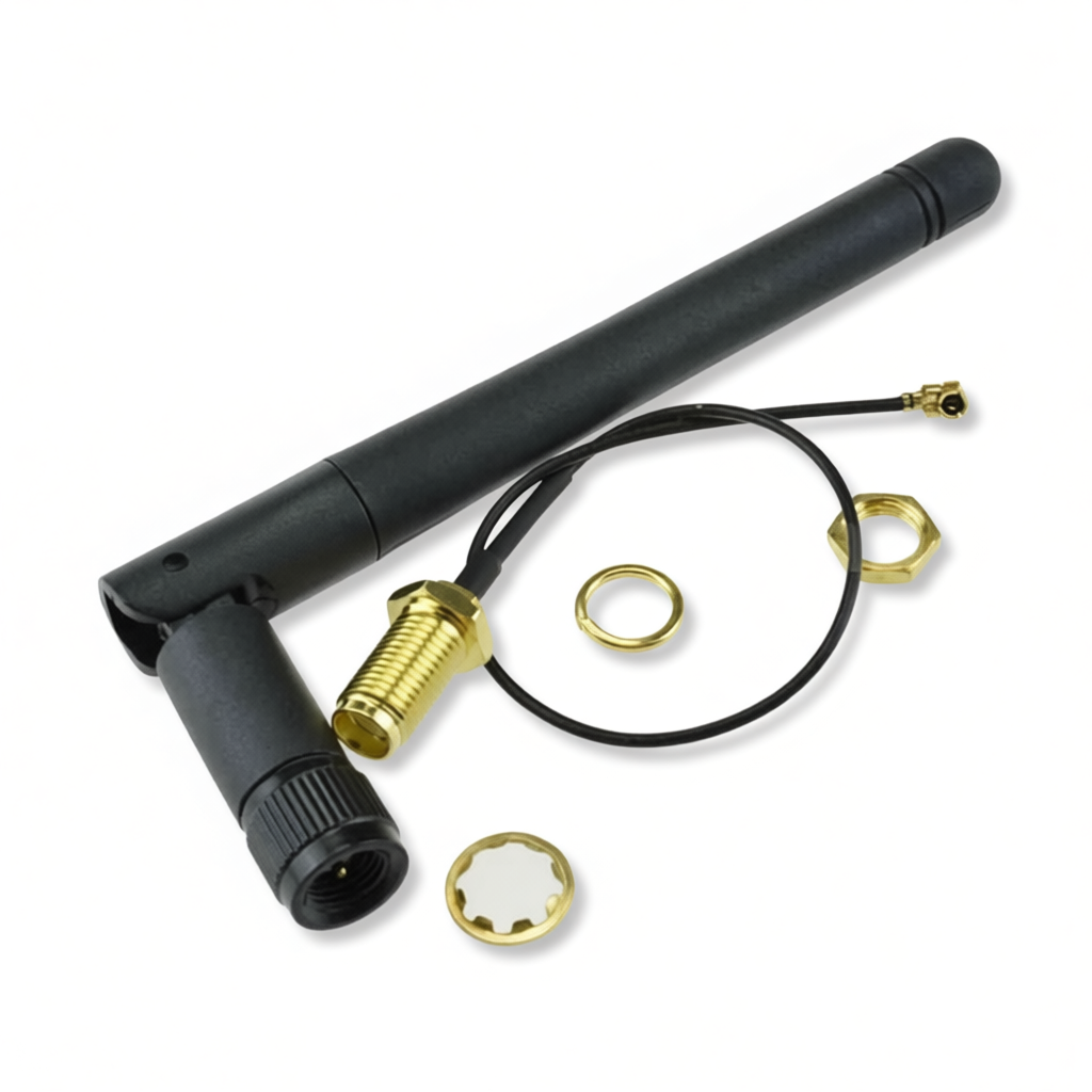 CB666 เสาอากาศ 2.4G WIFI module with IPEX to SMA Female external antenna adapter, with SMA Male ante
