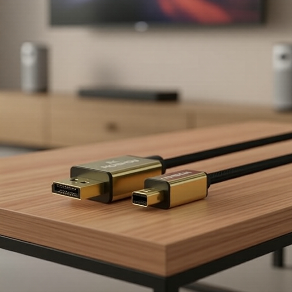 Moshou สาย DisplayPort to DP 1.4 8K 60Hz 4K 144Hz 32.4Gbps สายสัญญาณภาพแบบ HDR