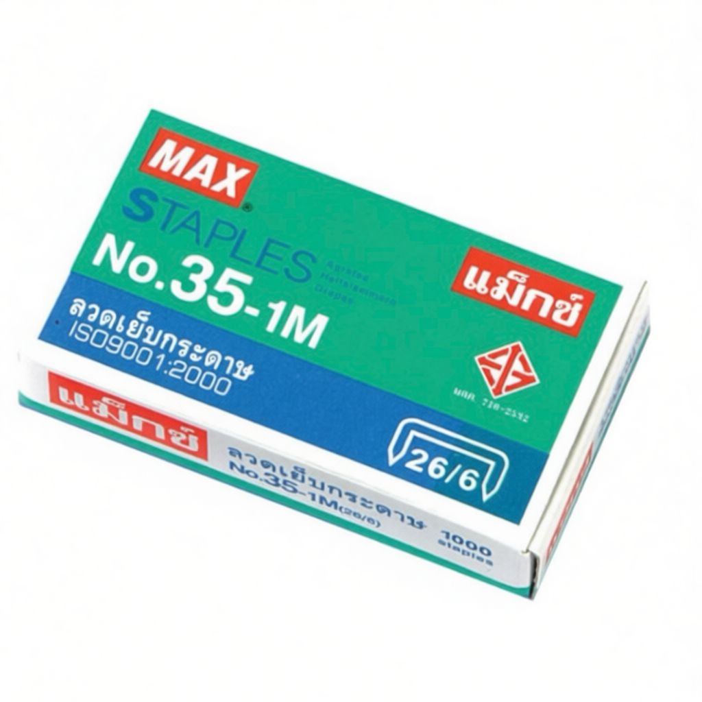 ลวดเย็บกระดาษ MAX 35-1M แข็งแรง ไม่เป็นสนิม