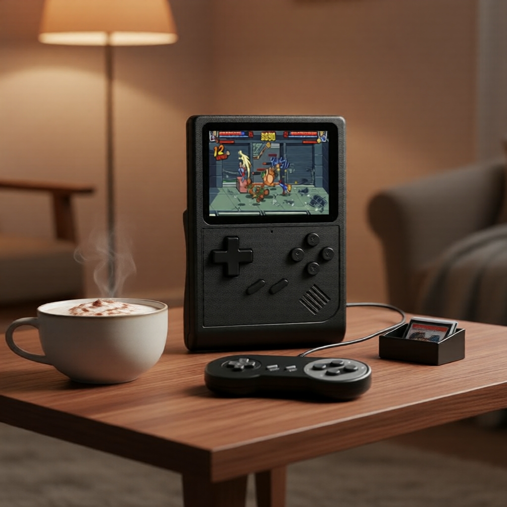 เครื่องเกมเรโทร GB300 ขนาดพกพา จอ 3.0 นิ้ว มีเกมมากกว่า 6,000 เกม รองรับเอาต์พุต AV ใช้กับ SFC/GBA