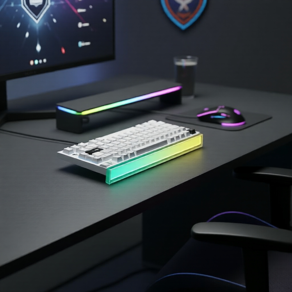 Attack Shark R85 HE คีย์บอร์ดไฟ RGB Neon พร้อมสวิตช์แม่เหล็ก 0.005 มม. รองรับการตอบสนองเร็ว 8KHz สํา