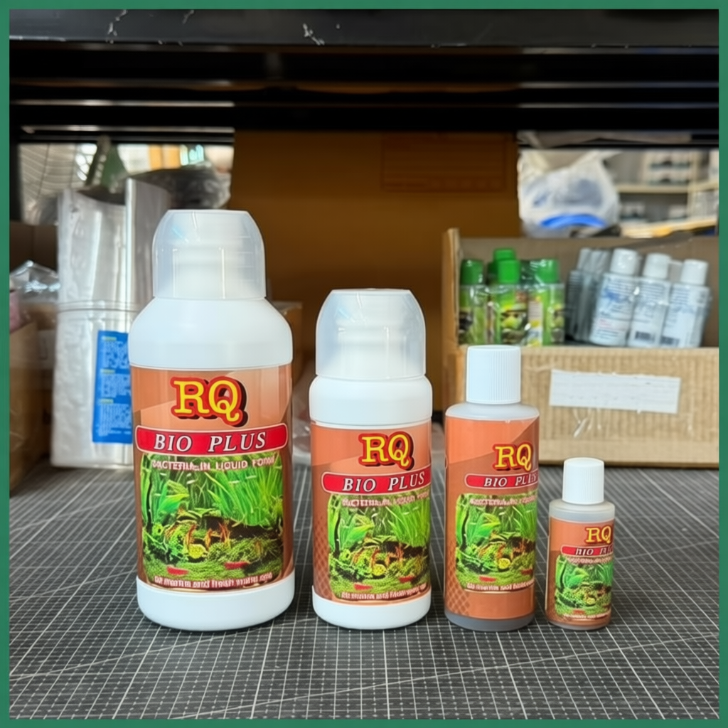 RQ BIO PLUS แบคทีเรียย่อยสลายของเสีย ทำให้น้ำใสสะอาด