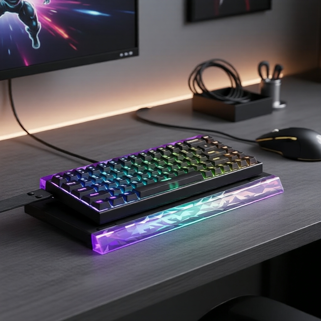 คีย์บอร์ดแมคคานิคอล AULA HERO 68HE, สวิตช์แม่เหล็ก, ไฟ RGB 68 ปุ่ม, มีสาย RT สําหรับเล่นเกม, สําหรับ
