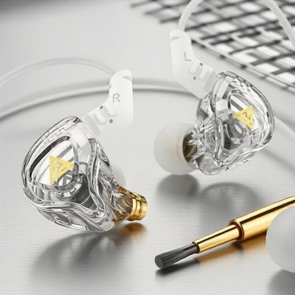 หูฟังมีสายอินเอียร์ QKZ AK6 DMX HiFi พร้อมไมโครโฟน ตัดเสียงรบกวน สําหรับการฟังเพลงและออกกําลังกาย