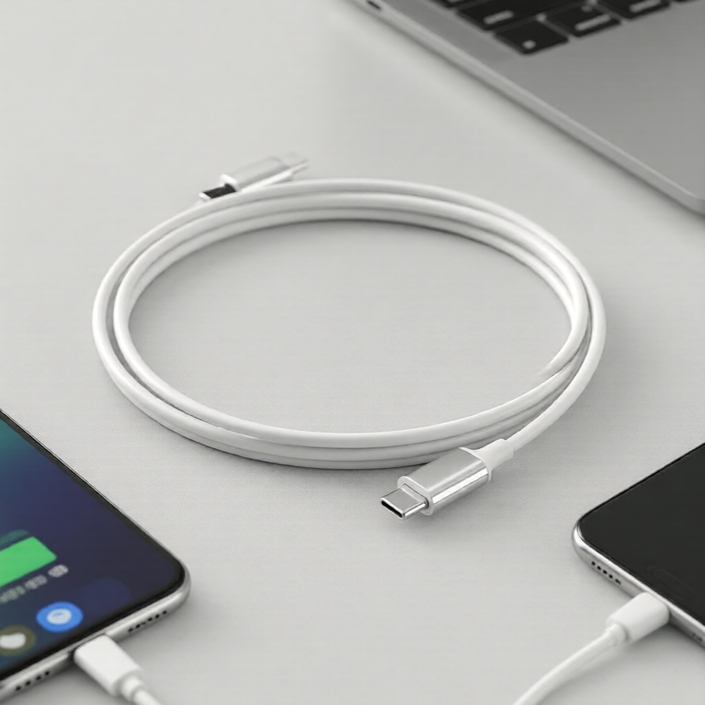 สาย USB-C เป็น Type-C กําลังไฟ 60W รองรับ PD 3A และ QC 3.0 ชาร์จเร็วสําหรับ iPad 16, 15, iPhone และ 